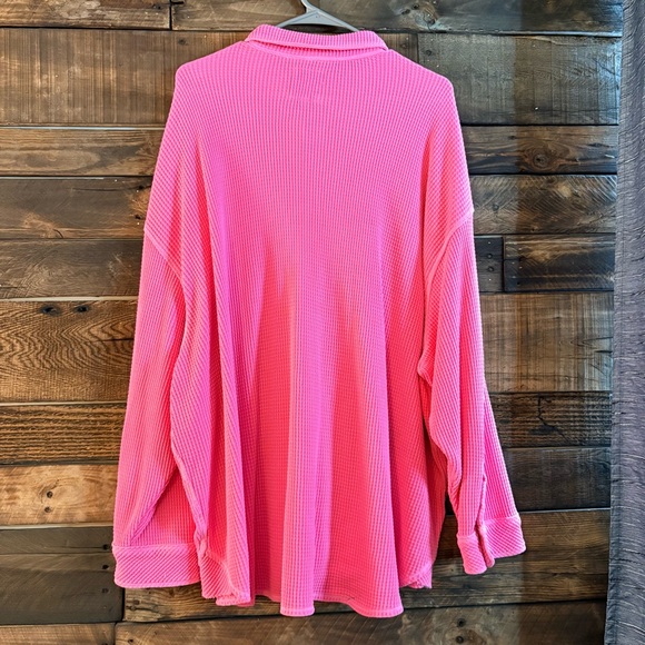 Aerie Lumberjane Waffle Knit Shirt - Picture 4 of 5